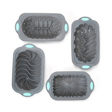 4-teiliges antihaftbeschichtetes Brotbackform-Toast-Set für den Küchenofen für Bananenbrot, Sandwich, Rührkuchen und Hackbraten