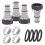 4Pack Pool Hose Adapter,Type A Connector for 1.5/1.25 Inch Vacuum Adapters, Threaded Connection 1