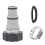 4Pack Pool Hose Adapter,Type A Connector for 1.5/1.25 Inch Vacuum Adapters, Threaded Connection 6
