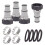 4Pack Pool Hose Adapter,Type A Connector for 1.5/1.25 Inch Vacuum Adapters, Threaded Connection 7