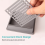 Porta note adesive con stencil, dispenser compatibile con note, organizer per blocco, A 7
