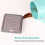 Porta note adesive con stencil, dispenser compatibile con note, organizer per blocco, A 8