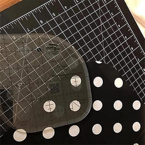 Multifunctional Angle Cutting Ruler Acrylic Anti-Slip Seam Round Edge Template DIY Sewing Patchwork 1