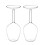 Bicchiere da cocktail capovolto da 14 fl oz, Wine Fun, 2 pezzi 11