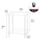 Acrylic Coffee Table Square Side Accent Sofa Bedside Clear Double Tier Snack Tea for Room 8