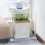 Acrylic Coffee Table Square Side Accent Sofa Bedside Clear Double Tier Snack Tea for Room 2