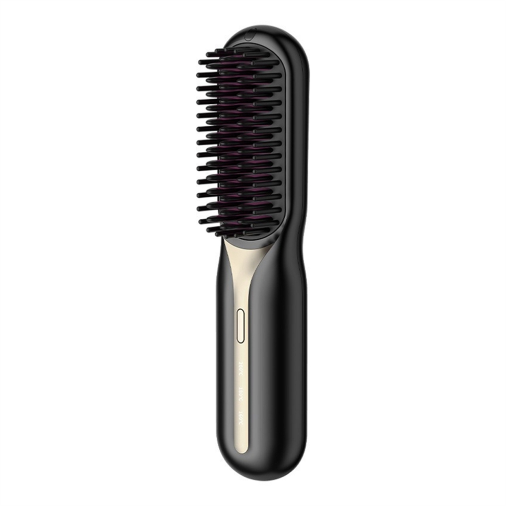 Exogio Cordless Hair Straightener Hot Heating Comb Professional Electric Brush For Smoothing Iron Negative Ion Care A
