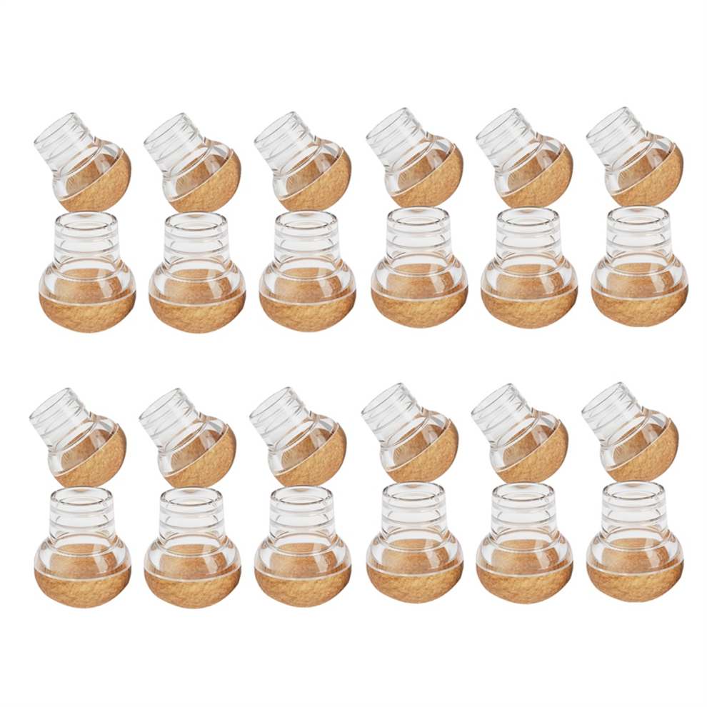 Stuhlbein-Bodenschoner FüR HartholzböDen Mit Filzgleitern Zum Schutz Der HolzmöBelfüßE, 24 StüCk, S-image