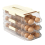 Egg Holder for Refrigerator Rolling Organizer Container Saving Roller Dispenser Stackable Fridge Tray White 1