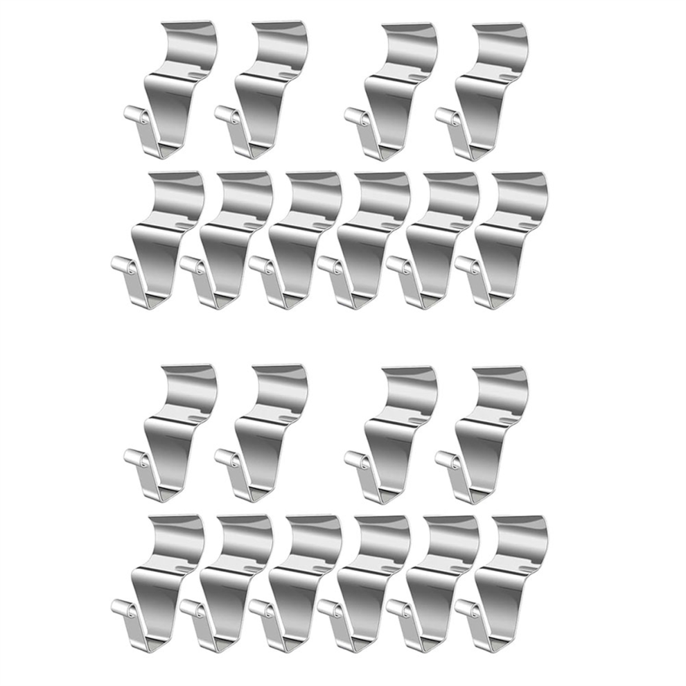 20 StüCk Edelstahlhaken FüR Hochleistungs-Vinylverkleidungen Zum AufhäNgen Von Dingen, Haken Ohne Loch, Zum AufhäNgen Von AußEndekorationen-image