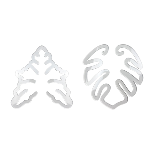 2Pcs Plant Stem Plastic Support,Flower Holder,Reusable Retaining Support,A+B