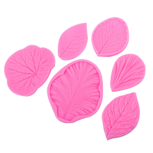 Flower Silicone Vein Mold Set, Fondant Mold, Rose Leaf Tulip Orchid Cake Decoration Tools
