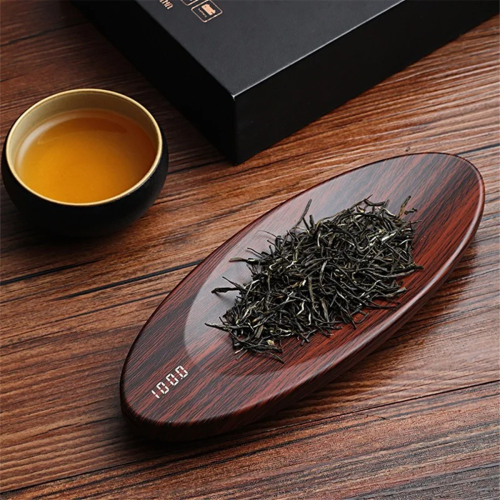 Pocket Mini Scale, Jewelry Tea Weighing Tool, Portable Digital Multi-Function Electronic Scale Wood Grain 1