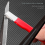 Portable Quick Sharpener, Lawnmower Dull Blade Multipurpose Garden Tool Sharpener Stone Red 8