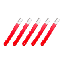 Aiguiseur rapide portable, pierre à aiguiser multifonction pour lames de tondeuse à gazon, outil de jardinage, rouge