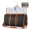 Travel Foldable Clothing Bag Multi-Function Garment for Carry on Bag,Black 11