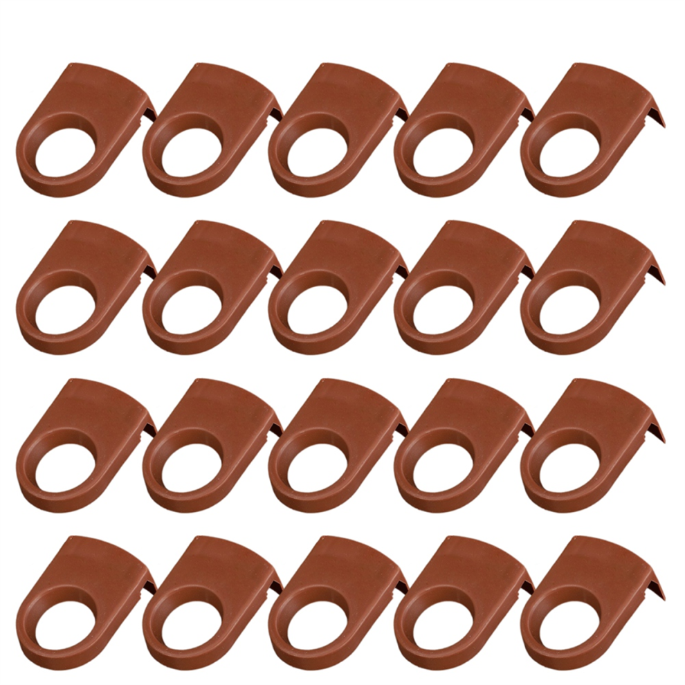 Exogio Beer Snaps, Cocktail Bottle Clips, Holder Plastic Drinking Stemware For Birthday Wedding Parties Brown