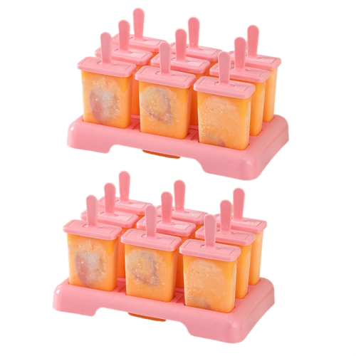 Eiscreme-Eis am Stiel-Form, DIY-Maker, Formschale, Küchenhelfer, Pink