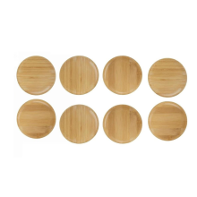 8PCS Wein Glas Charcuterie Topper Board Bambus Untersetzer