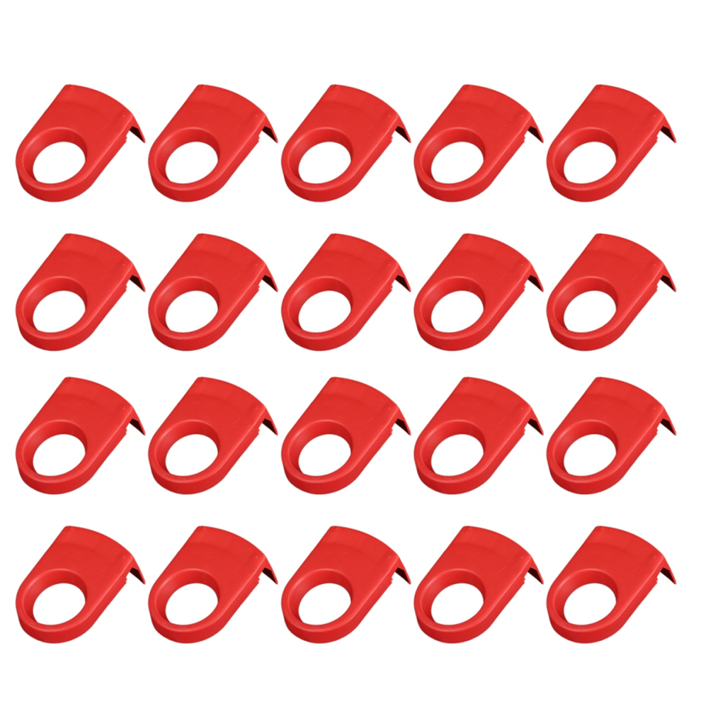 Exogio Beer Snaps, Cocktail Bottle Clips, Holder Plastic Drinking Stemware For Birthday Wedding Parties Red