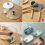 Foldable Pot Lid Rack, Spatula Integrated Storage Kitchen Stove Draining Tools Pink 5