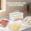 4 Layer Lunch Meat Container for Refrigerator Organizing Bacon Storage Food Box Fridge 4
