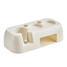 Espresso Tamping Station Coffee Organizer Box Fit for Storage 51mm,58mm Tamper,Distributor,White