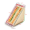Triangle Sandwich Container Clear Plastic with Lid To-Go Containers for Cheese 2Pcs 7