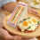 Triangle Sandwich Container Clear Plastic with Lid To-Go Containers for Cheese 2Pcs 3