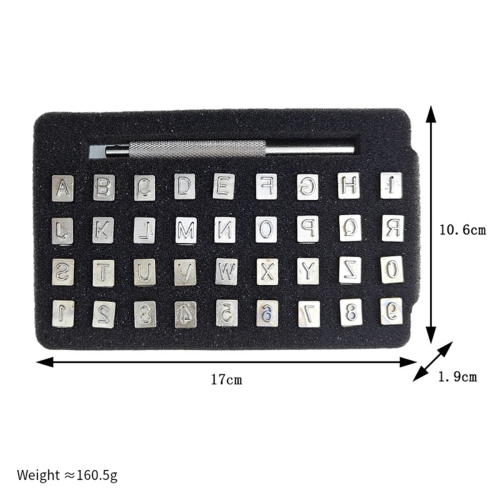 DIY Leather Stamp Engraving Craft Tools, Alphanumeric Craft,3mm 1