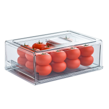 Drawer Refrigerator Storage Box, Stackable Kitchen Cabinet Fresh L