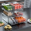 Drawer Refrigerator Storage Box, Stackable Kitchen Cabinet Fresh L 4