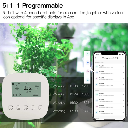 WiFi Tuya Smart Watering Machine Automatic Micro-Drip Irrigation System Plants Controller for 1