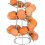 Kitchen Egg Rack, Spiral Basket, Iron Practical Storage Rack Silver Gray 8