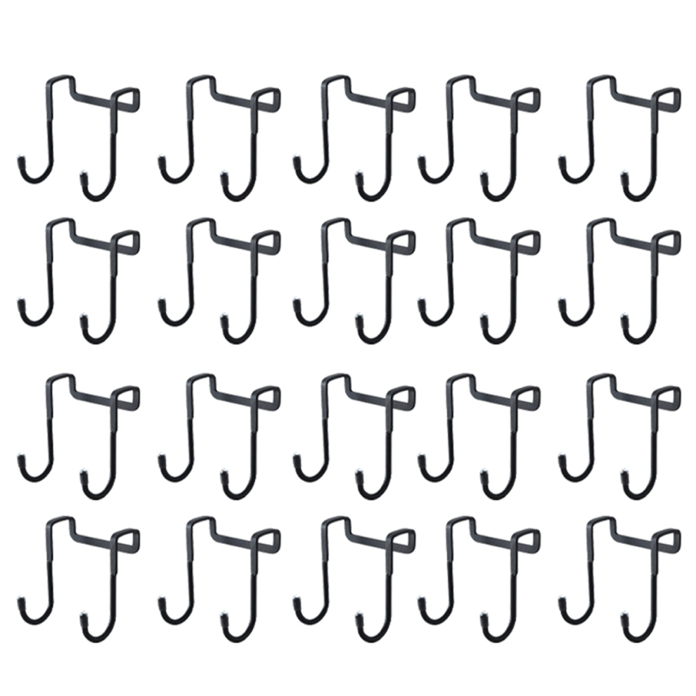 Stainless Steel Hook Punch-Free Double S-Shaped Hook,Kitchen and Bathroom Cabinet Door Clothes & Towel Storage Hanger B-image-OPC-PJSD95Y-NEW