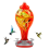Glass Bird Feeder, Painted Hand Blown, Leakproof, Easy to Clean, Rustproof 2