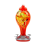 Glass Bird Feeder, Painted Hand Blown, Leakproof, Easy to Clean, Rustproof 9