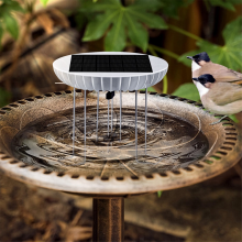 Agitatore solare per acqua, generatore di onde circolari, strumento per giardini rocciosi, strumento per giardinaggio