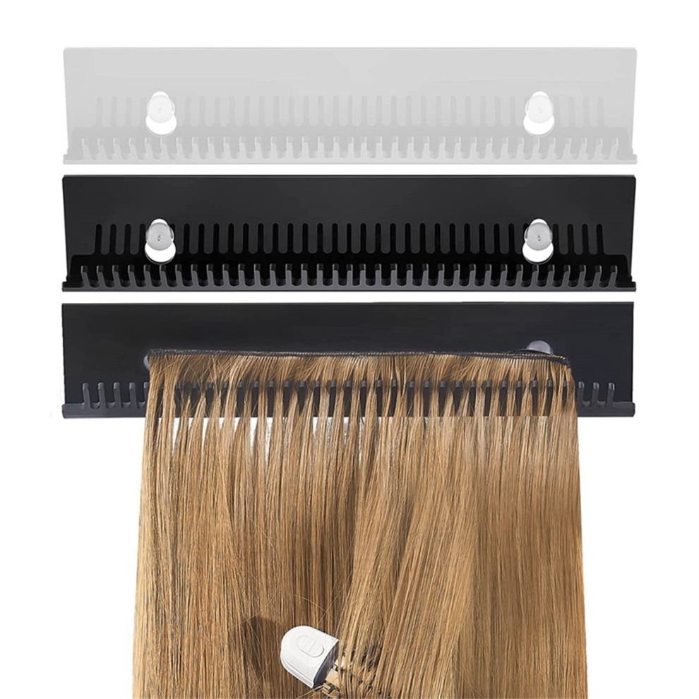Exogio Professional Acrylic Hair Extensions Sectioning Holder Organizer Rack Hanger Extension White