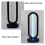 Lampe UVC domestique avec télécommande et prise UE C 5