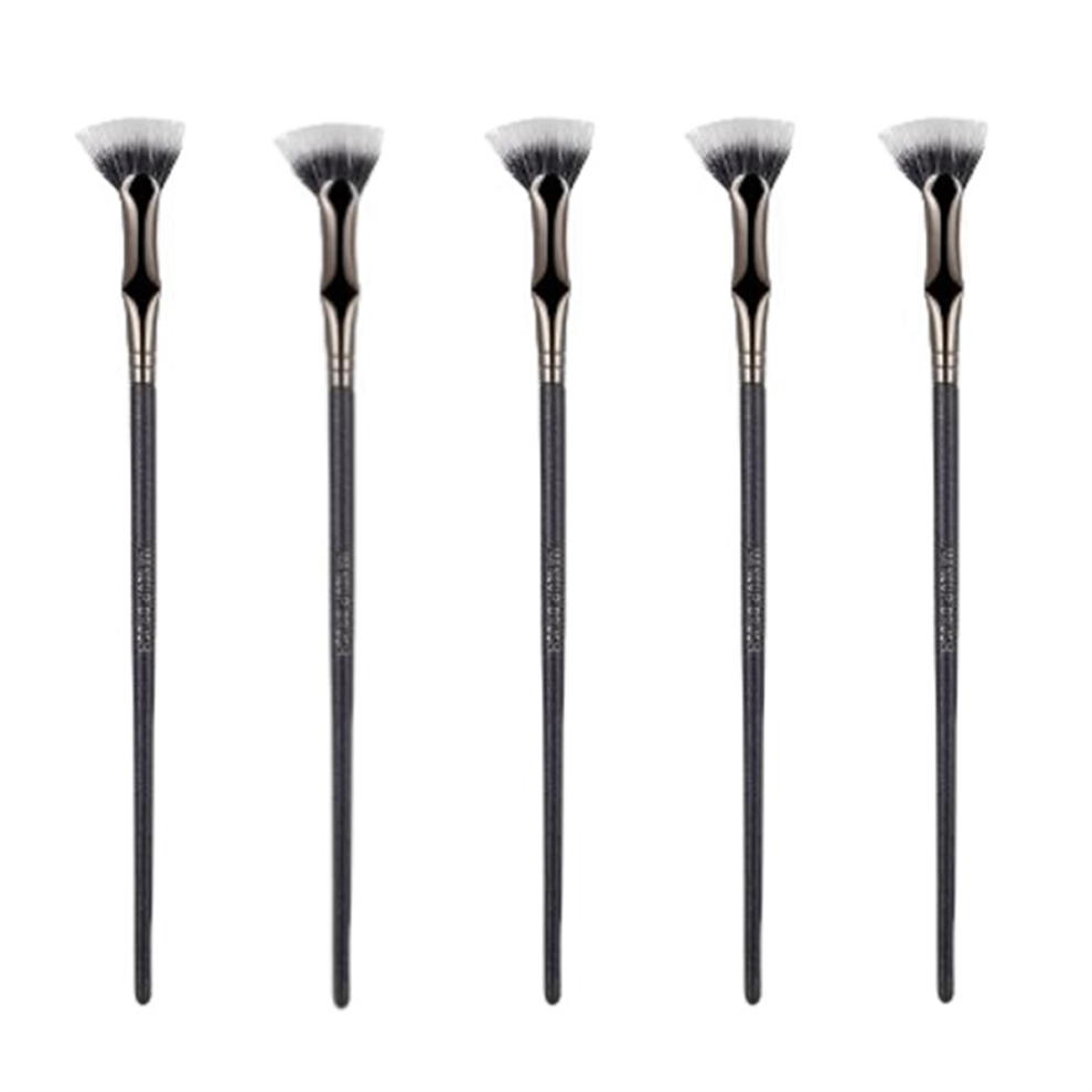 Exogio Scalloped Lash Brush, Fan Brush For Lashes Eyelash Separator Tool, Comb Upper Lower Eye 5Pcs