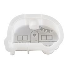 2 pezzi fai da te a forma di auto portacandele stampo in resina aroma base silicone decorazione per la casa