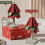 Anti Scald Christmas Tree Table Mat Foldable Dishes Insulation Pad Silicone Coaster Square Base 2