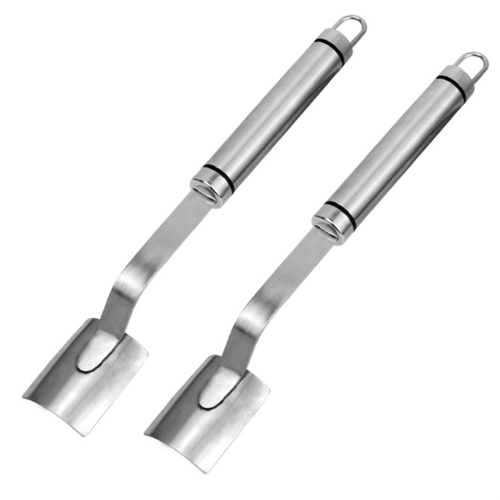 Long Handle Stainless Steel Corn Stripping Tool, Magic Peelers, Stripper Cob Tool (2PCS)