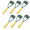 Pressed Potato Masher Ricer Puree Juice Maker Pusher Smooth Mashed Potatoes Crusher Fruit Tools Kitchen Green 1