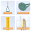 Pressed Potato Masher Ricer Puree Juice Maker Pusher Smooth Mashed Potatoes Crusher Fruit Tools Kitchen Brown 6