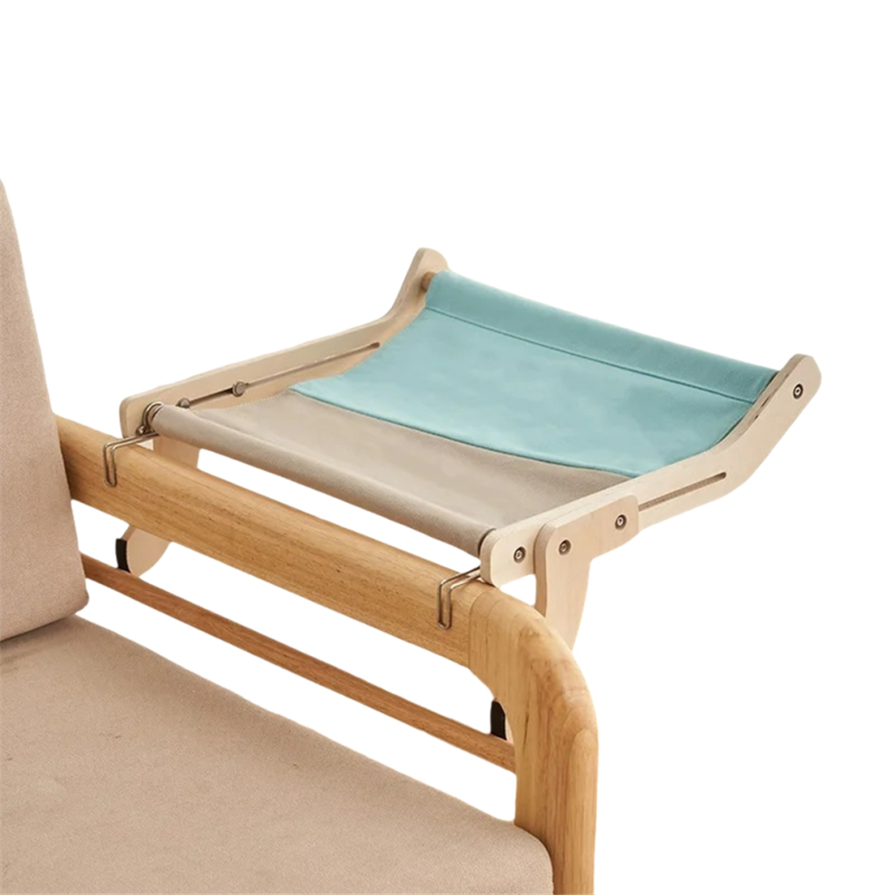 Cat Hammock Universal for All Seasons Hanging Bed Convenient Fixing Bracket Gray Blue-image-OPC-PJSD9XT-NEW