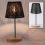 Table Lamp, Metal Lampshade and Base with Tree Pattern,Suitable for Tabletop Pendant Lamp Wall White US PLUG 3