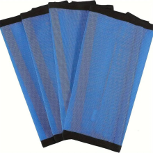4-teiliges Pferdegamaschen-Set, 4-teiliges Pferdegamaschen-Set, Beinwickel, Sporttraining, professionelles Zubehör, Blau
