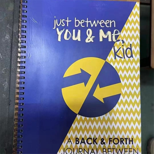 Just Between You & Me, Kid: B Back Forth Journal Grown-Up Kid Communication Diary Red Blue 1